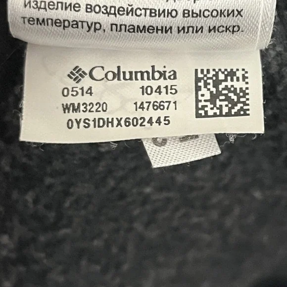 Columbia Men's Full Zip Fleece Jacket Sweater Size 2XL Gray - Picture 11 of 14